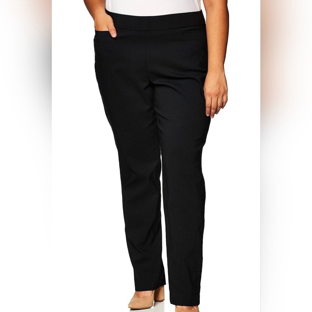 Briggs New York Women's Super Stretch Millenium Welt Pocket Pull On Pant Size 16